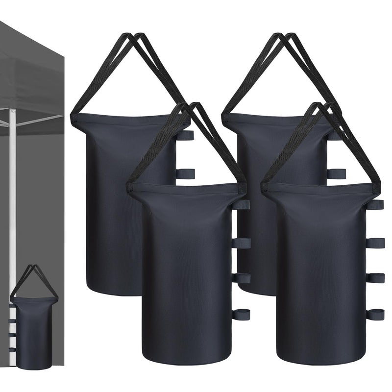 Inntop 200 lbs Canopy Tent Weights Sand Bags Set of 4, Heavy Duty 1680D Canopy Weights Sandbags for Instant Outdoor Canopy, Pop Up Sun Shelter, Gazebos, Sunshade (200 lbs) - Image 1